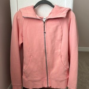 Rare Lululemon Raspberry Cream Full Zip Scuba Jacket